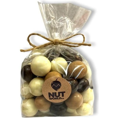 Nutworld Lískové ořechy tříbarevné v celofánu 200 g