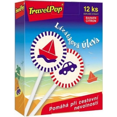 Amigo TravelPop lízátko při cestovní nevolnosti 12 ks – Zboží Dáma