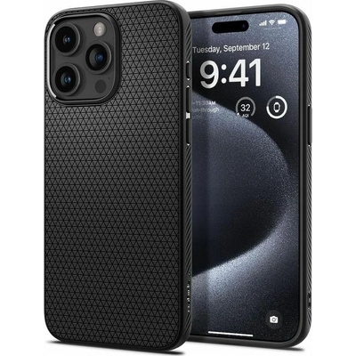 Spigen Liquid Air Matte Black iPhone 16 Pro ACS08117