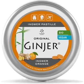 Lemon Pharma Original Ginger Pastilles [40 грама] Портокал