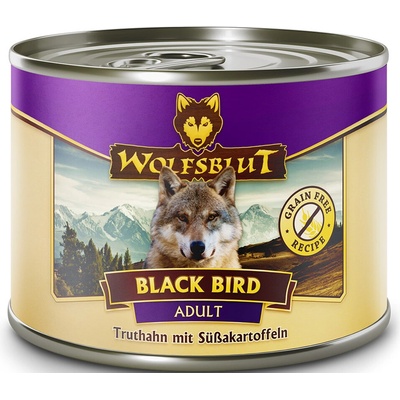 Wolfsblut Dog Adult Black Bird 200 g