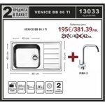 Leks VENICE BB 86.1 TI /Irma X Промо пакет мивка със смесител
