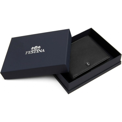 FESTINA pánska kožená peňaženka Button black FLW326A