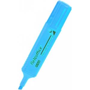 FlexOffice Маркер FlexOffice FO-HL05 син, 4.0 mm, хайлайтър