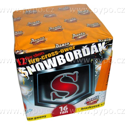 Kompaktní ohňostroj SNOWBOARĎÁK 16 ran