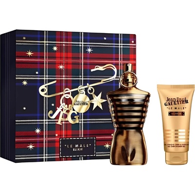 Jean Paul Gaultier Le Male Elixir Parfum 125ml + Shower Gel 75ml Male