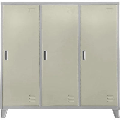 Carmen Метален шкаф Carmen CR-1605-3 JZ - сив / бежов