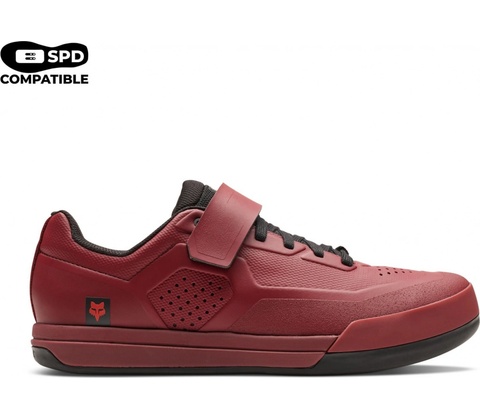 FOX Union Clipless Shoes Red
