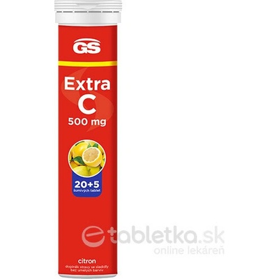 GS Extra C 500 citron eff. 20+5 tabliet