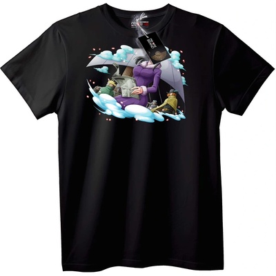 NOONEBRAND Тениска One Piece Нами и екипаж - 2XL, White