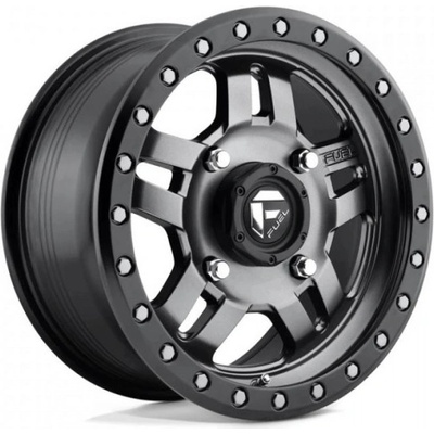 Fuel UTV D558 ANZA 7x15 4x156 ET13 matte gunmetal black bead ring