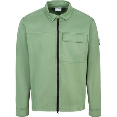 Loyalti Риза с дълъг ръкав Loyalti Men's Manny Cotton Long Sleeve Full Zip Overshirt - Khaki