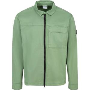 Loyalti Риза с дълъг ръкав Loyalti Men's Manny Cotton Long Sleeve Full Zip Overshirt - Khaki