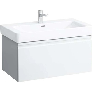 Laufen Pro S - Шкаф за мивка, 81x45x39 см, 1 чекмедже, бял мат H4835010964631 (H4835010964631)