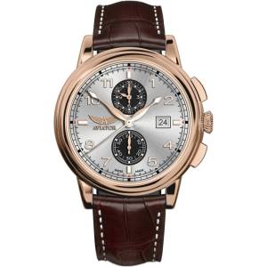 Aviator Мъжки часовник Aviator Douglas Chronograph V. 2.45. 2.412. 0 (V.2.45.2.412.0) Часовници