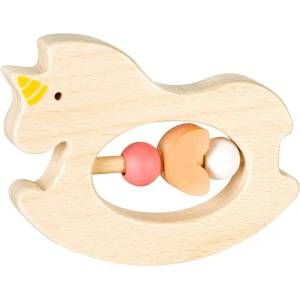 Lule Toys Дървена бебешка дрънкалка Lule Toys - Еднорог (8910-U)