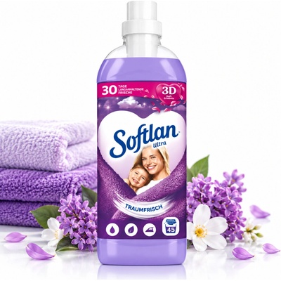 Softlan 3D Ultra Traumfrisch aviváž fialová 45 PD 1 l