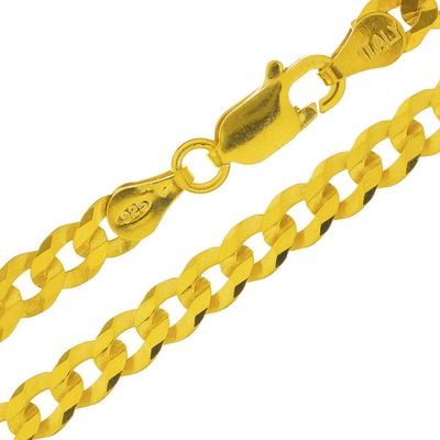 Argento Pozlacený stříbrný řetízek 15369