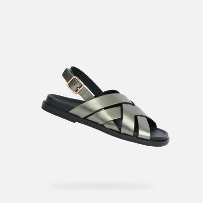 Geox Зелени дамски сандали Geox Adelash Geox | Zelen | ЖЕНИ | 36