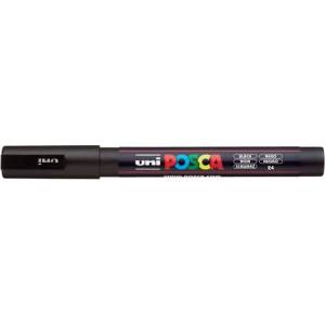 uni Декоративен маркер, 0, 9-1, 3 мм, UNI "Posca PC-3M", черен 284711000 (284711000)