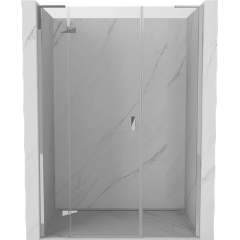 Mexen Mist-H L душ врата, отварящи се наляво, 125 cm, прозрачно, хром - 8A5L-125-001-01-00-L (8A5L-125-001-01-00-L)