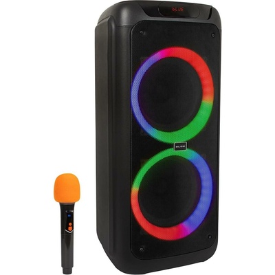 BLOW Bluetooth karaoke reproduktor s bezdrátovým mikrofonem a LED osvětlením 30 394