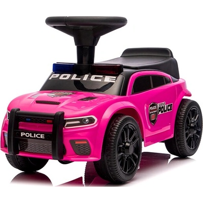 Megacar JM3 policajné, 63,5x28,5x36 cm, ružové