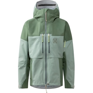 Haglöfs Дамско водоустойчиво яке Haglöfs Women's Spitz GTX Pro II Jacket Waterproof jacket - Dew Green / Chlorophyll Green (102-5447-0113)