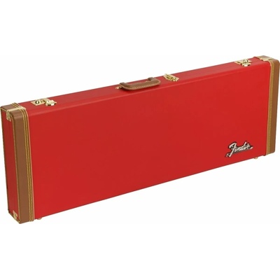 Fender Classic Series Wood Case Strat/Tele Fiesta Red Куфар за електрическа китара
