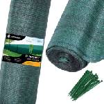 Springos Мрежа за засенчване Springos, 140 g/m2, 90% UV защита, 1, 2x25м - Зелена (SPRI-SN0028)