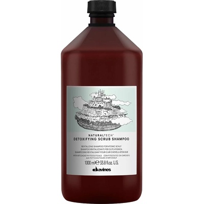 Davines Natural Tech Detoxifying Scrub Shampoo For Atonic Scalp 1000 ml