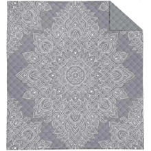 Detexpol přehoz na postel Mandala grey 170 x 210 cm