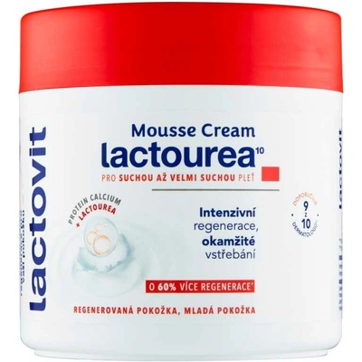 Lactovit Hydratační pěnový krém Lactourea Mousse 400 ml – Zboží Dáma