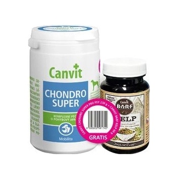 Canvit Chondro Super 230 g + Canvit Imunno pre psov 100 g