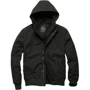 Vintage Industries Яке Hudson на Vintage Industries, черно (2025.black)