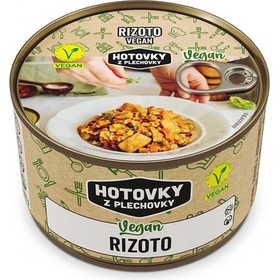Hotovky z plechovky Vegan rizoto 0,8 kg