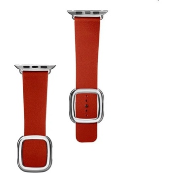 COTEetCI kožený magnetický řemínek Nobleman pro Apple Watch 42 / 44mm červená WH5201-RD
