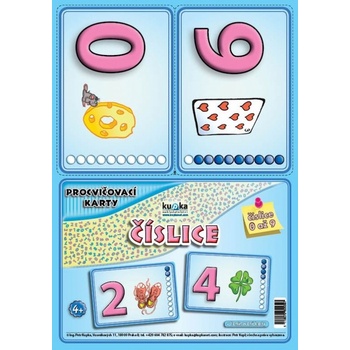 Procvičovací karty - číslice - Kupka Petr