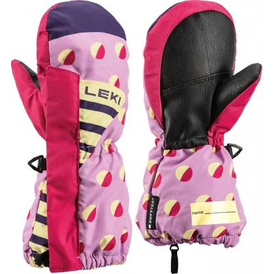 Leki Little Paw GTX Mitt Long orchid-berry-frozen yellow