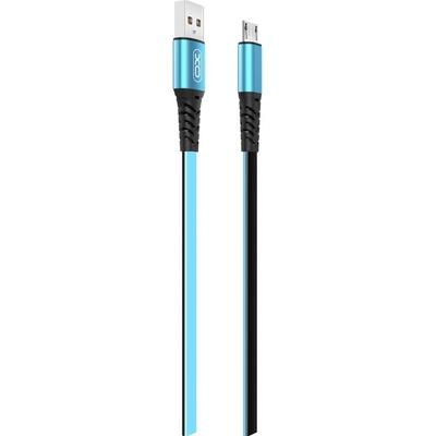 XO NB154 USB - Micro USB, 2A, 1m, modrý