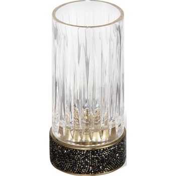 Decor Walther Чаша за четки за зъби Rocks релефна тъмен метал мат (0934267)