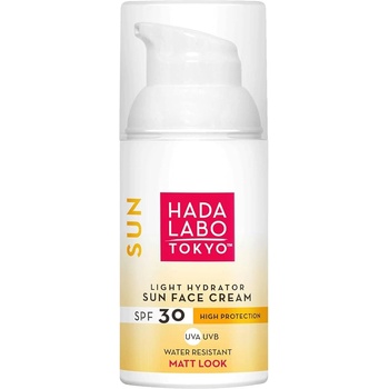 Hada Labo Tokyo Hada Labo Tokyo, Sun, Hyaluronic Acid, Hydrating, Sunscreen Cream, For Face, SPF 30, 50 ml