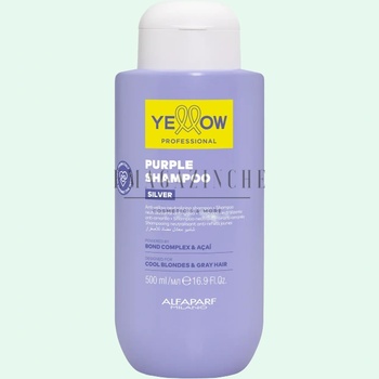 Yellow Professional Alfaparf Milano Alfaparf Yellow Матиращ шампоан за руси и сиви коси 500 мл. Purple Silver Anti-yellow neutralizing shampoo (0315063)