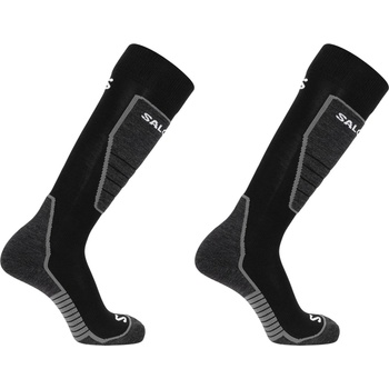 Salomon Мъжки ски чорапи Salomon Aces 2 Pack Ski Socks Mens - Black