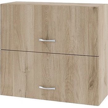 ИРИМ Горен шкаф с две хоризонтални врати Сити АРДА-12 дъб сонома арвен / дъб сонома арвен 80 см