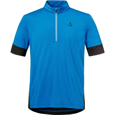 Schöffel Мъжка фланелка с къс ръкав за колоездене Schöffel Shirt Style Pinega Cycling jersey - Allure Blue - размер 54 (EU) (056-3373-0415)