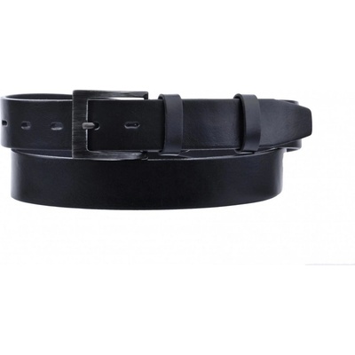 Penny Belts pánský kožený pásek 14-60 dlouhý černý
