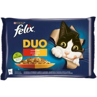 Felix Fantastic vrecko mp duo výber mäsa 4x85 g