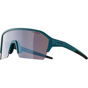 Alpina Очила за колоездене Alpina Ram HR HM+ Hicon Mirror Cat 3 Cycling glasses - Dirt Blue Matt / Hicon Silver Mirror - размер One Size (205-2576-0211)