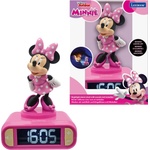 Lexibook Lexibook, Disney Minnie, Minnie Night Light Alarm Clock, Sounds and Melodies, LCD Screen with Backlight, Luminous, Snooze, Pink, RL800MNLXB (RL800MNLXB)